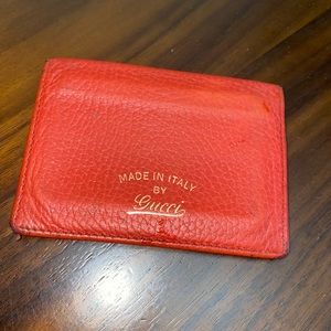 Gucci card holder